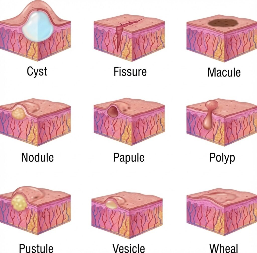 Plaques et papules
