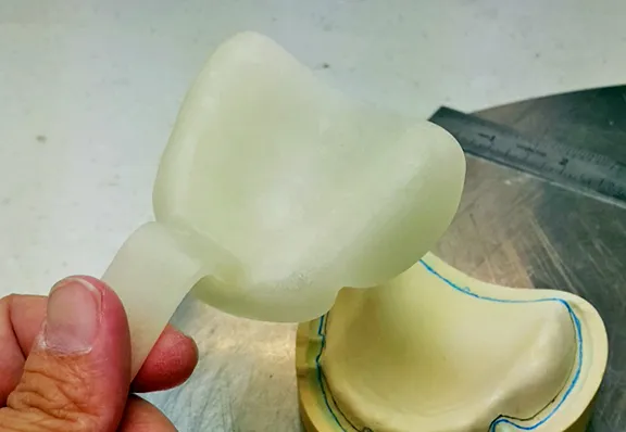 Porte-empreinte individuel en bouche