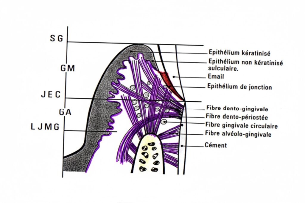 Tissu conjonctif et fibres de collagène