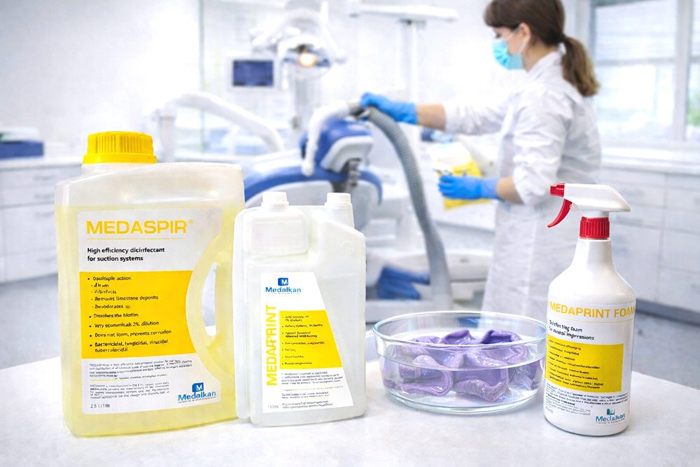Décontamination empreinte dentaire laboratoire prothèse