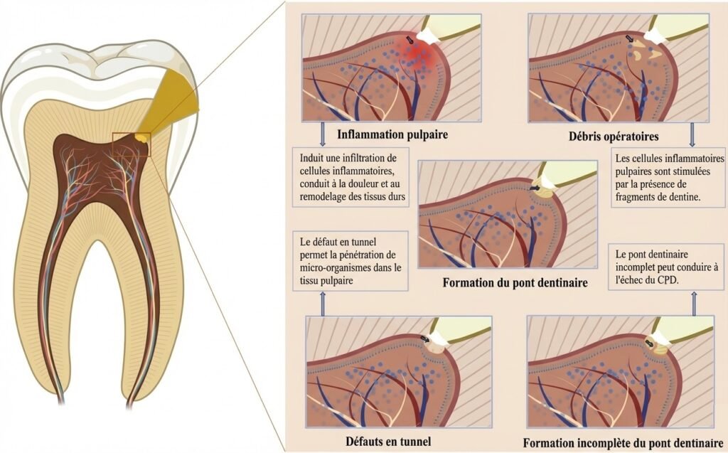 tertiary dentin reparative bridge pulp capping