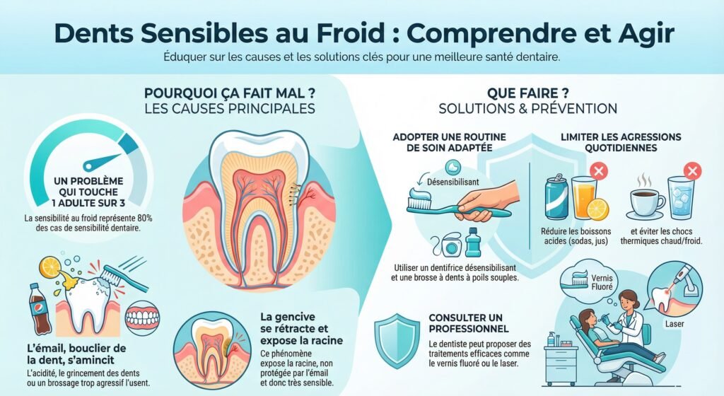 Pourquoi mes dents me font mal au froid ?