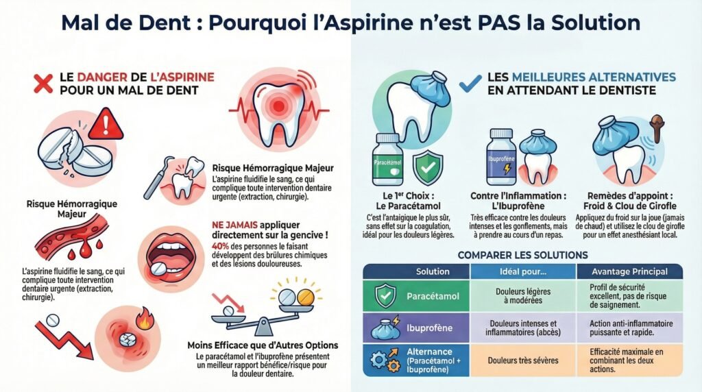 Mal de Dent et Aspirine  Solution Miracle ou Fausse Bonne Idée 