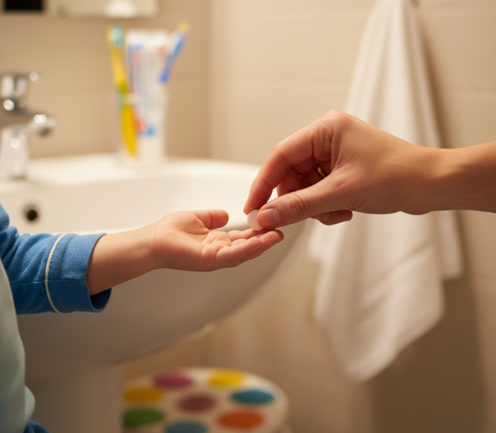 Solution 4 : Comprimés Combinés (Fluor + Vitamines)